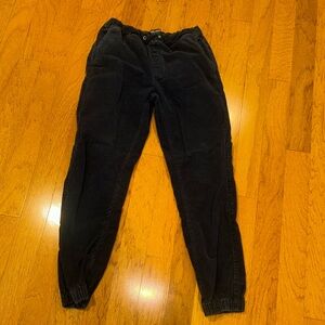 Cotton On Blue Corduroy Jogger with Elastic Cuffs Size 30